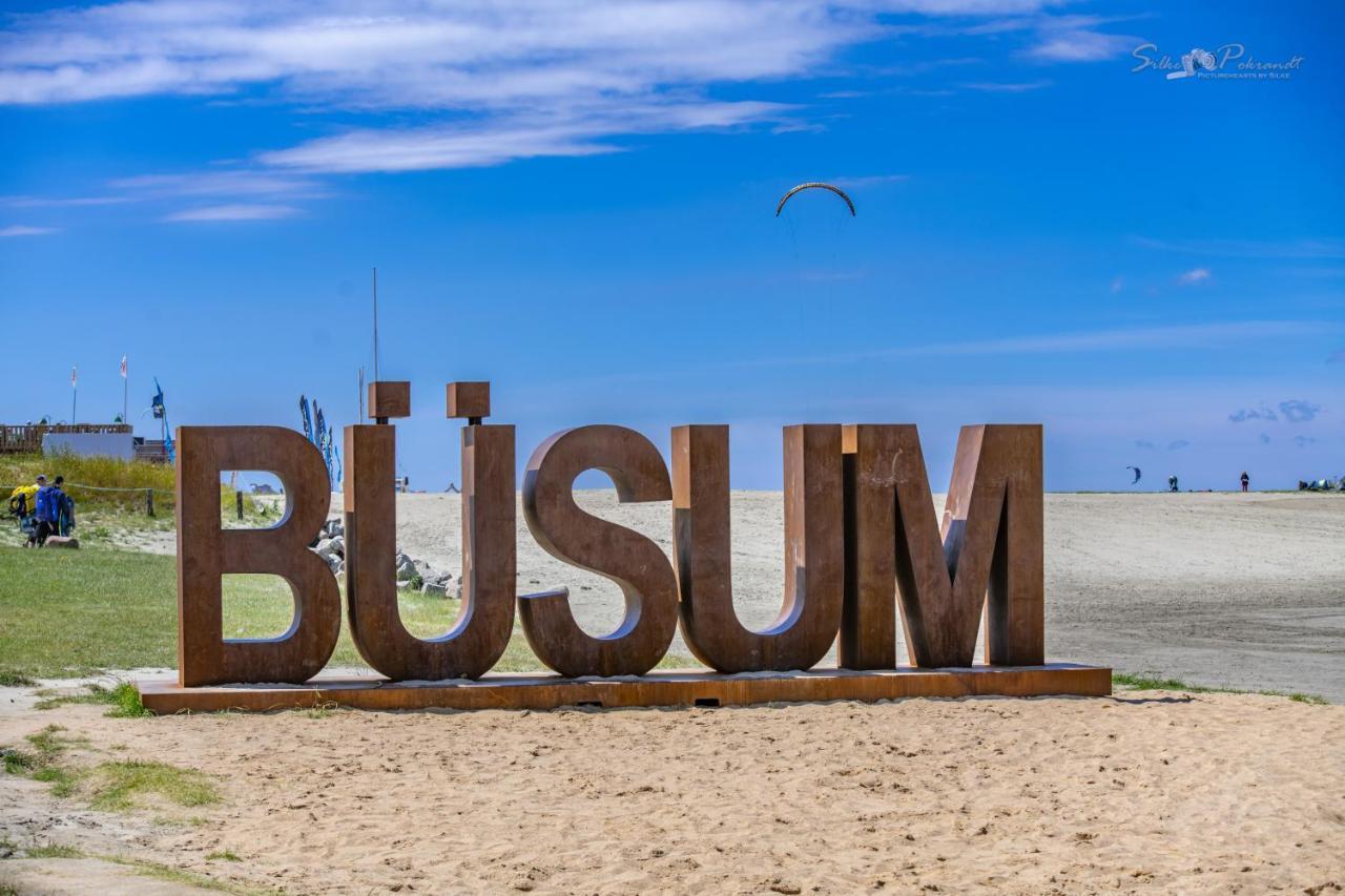 Ferienwohnung Watt Un Leev In Direkter Strand & Citynaehe Von Buesum Bagian luar foto