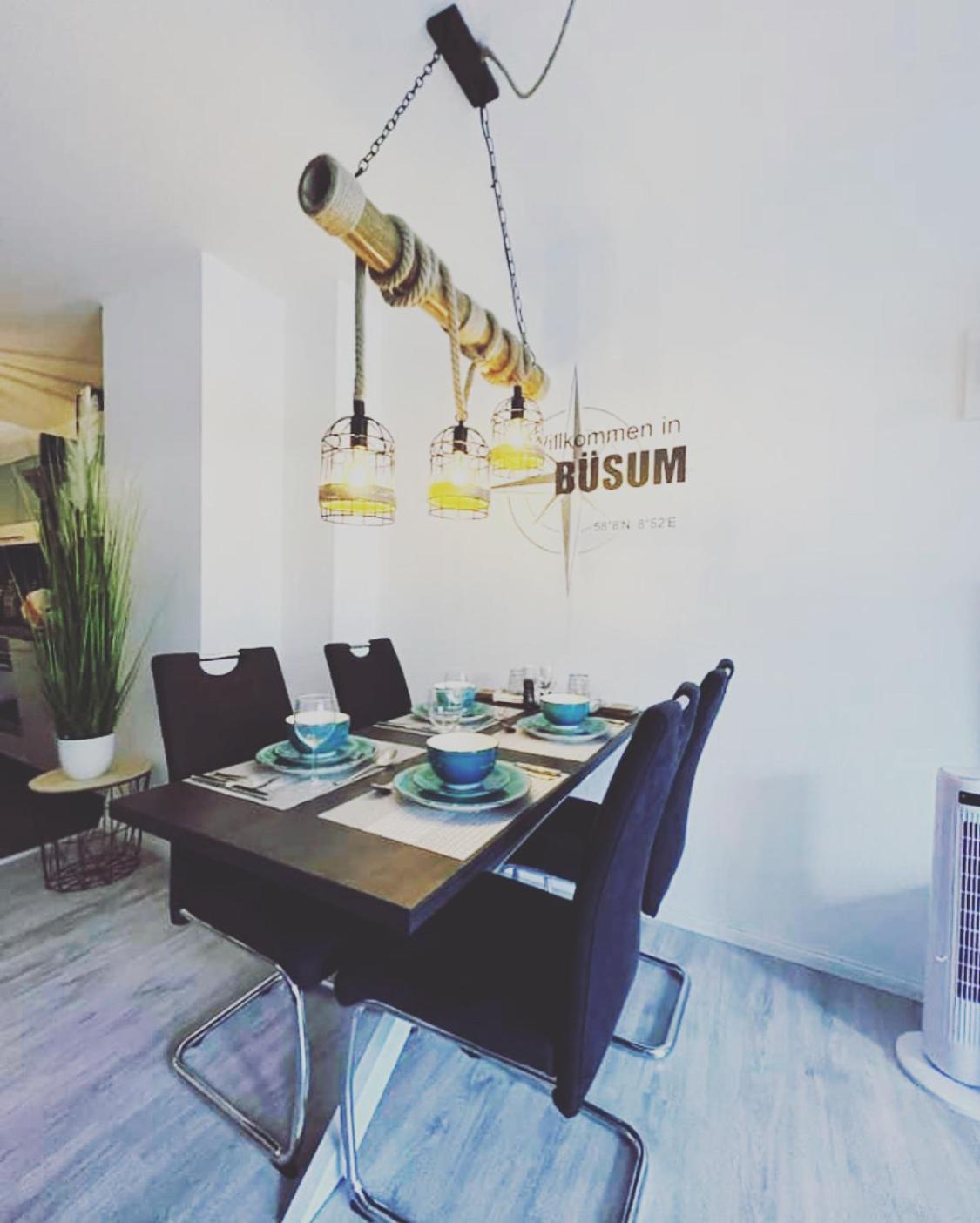Ferienwohnung Watt Un Leev In Direkter Strand & Citynaehe Von Buesum Bagian luar foto