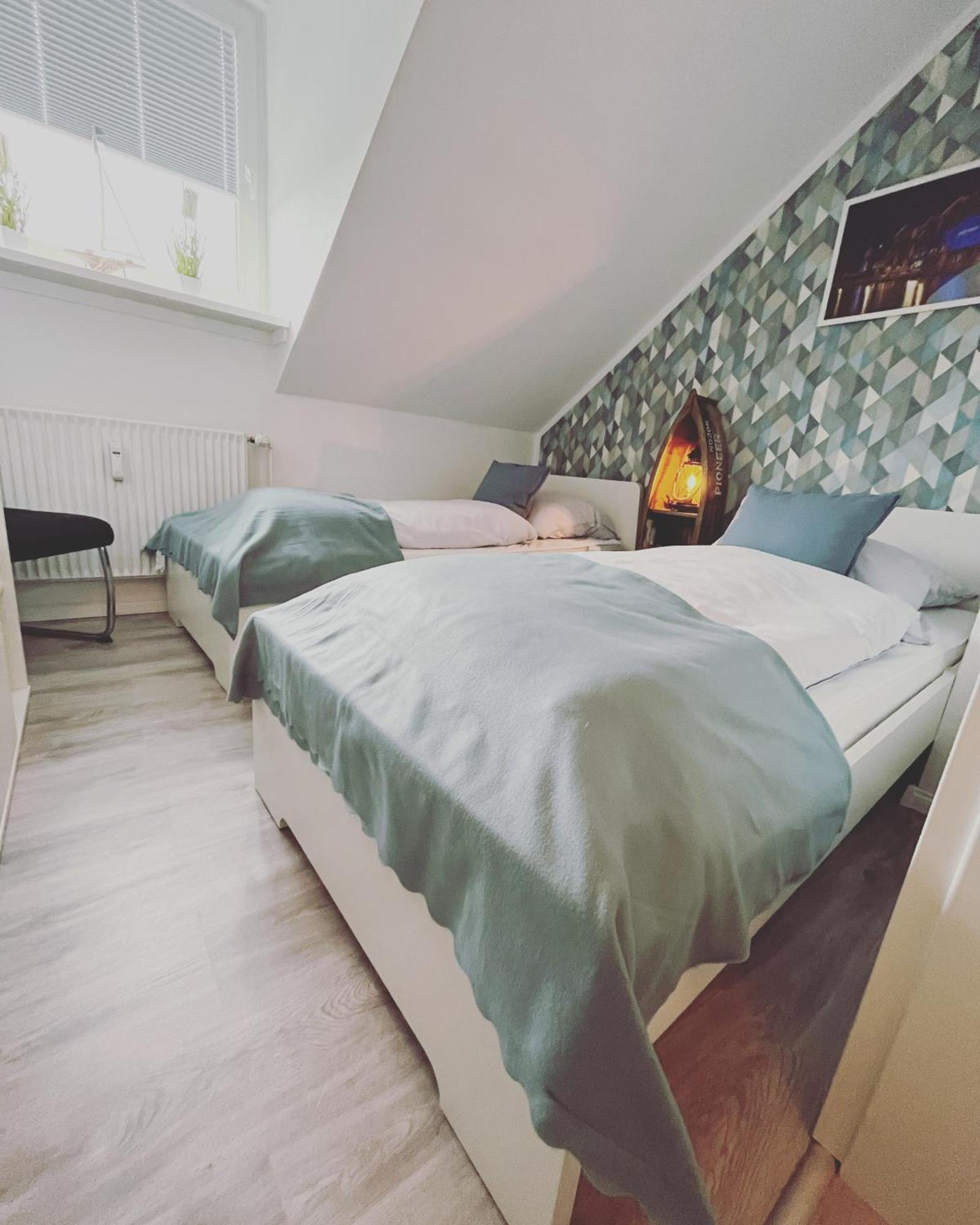 Ferienwohnung Watt Un Leev In Direkter Strand & Citynaehe Von Buesum Bagian luar foto