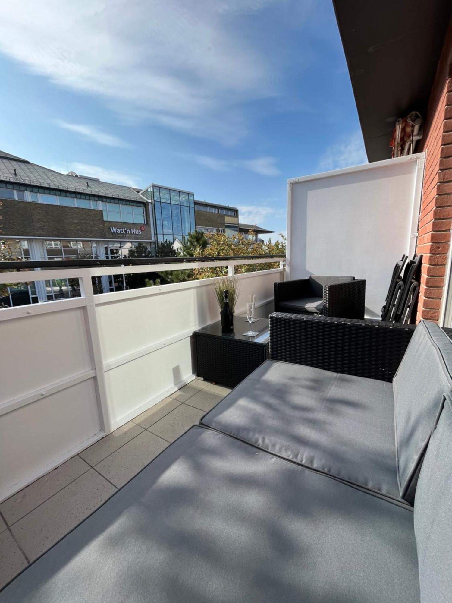 Ferienwohnung Watt Un Leev In Direkter Strand & Citynaehe Von Buesum Bagian luar foto